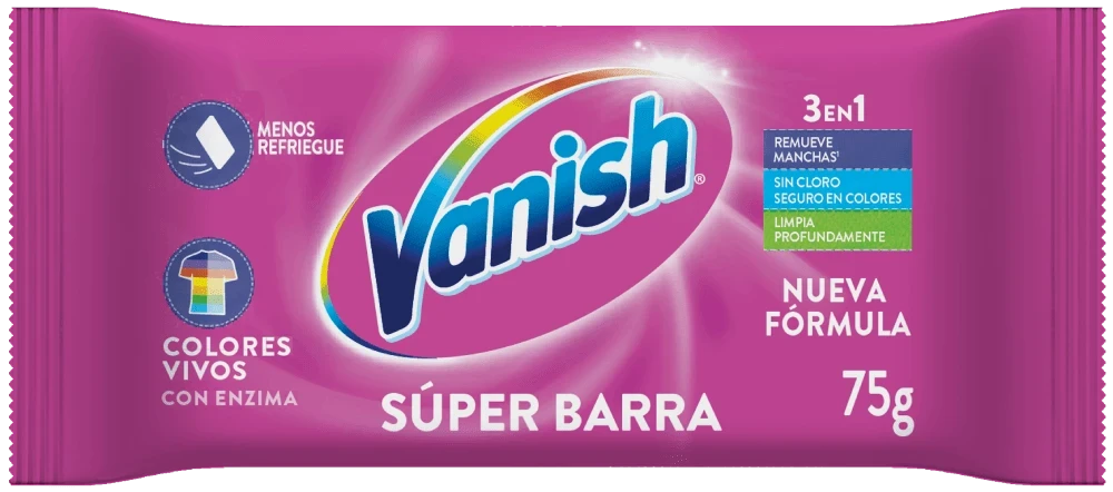VANISH JABON BARRA ROSA X 75GRS