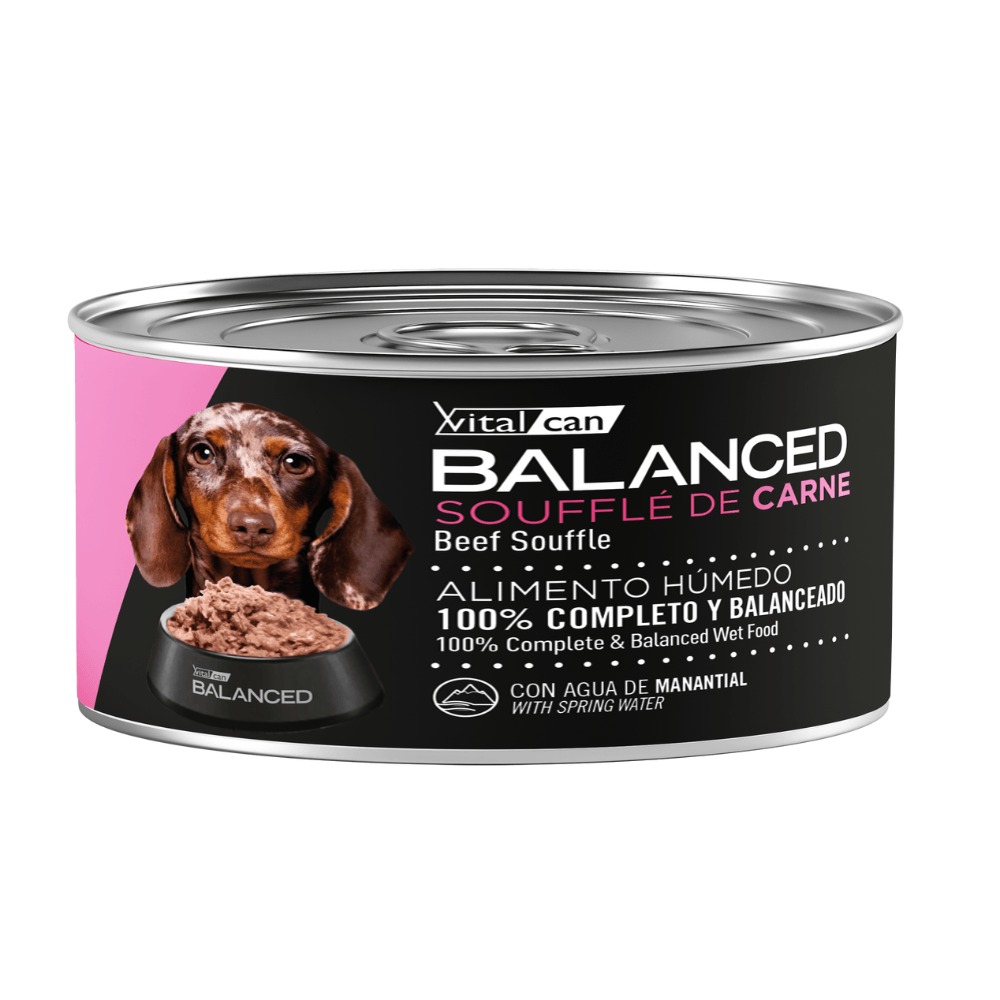 Balanced Souffle de Carne Perro Cachorro