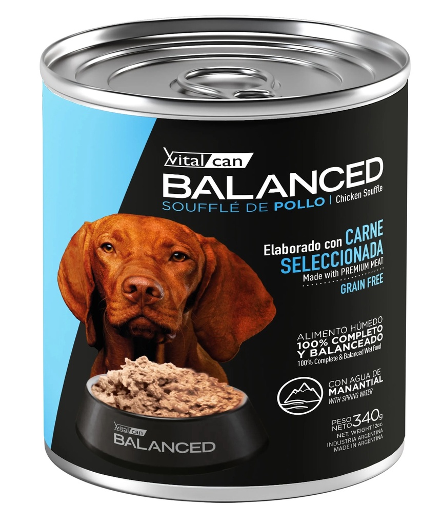 Balanced Souffle de Pollo Perro Adulto