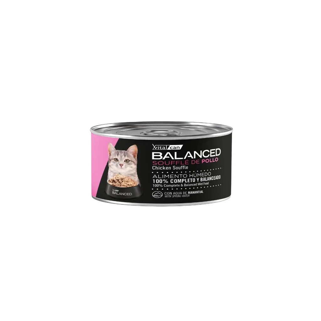 Balanced Souffle de Pollo Gato Cachorro