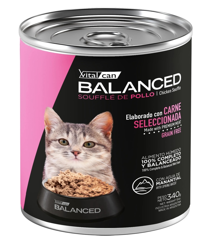 Balanced Souffle de Pollo Gato Cachorro