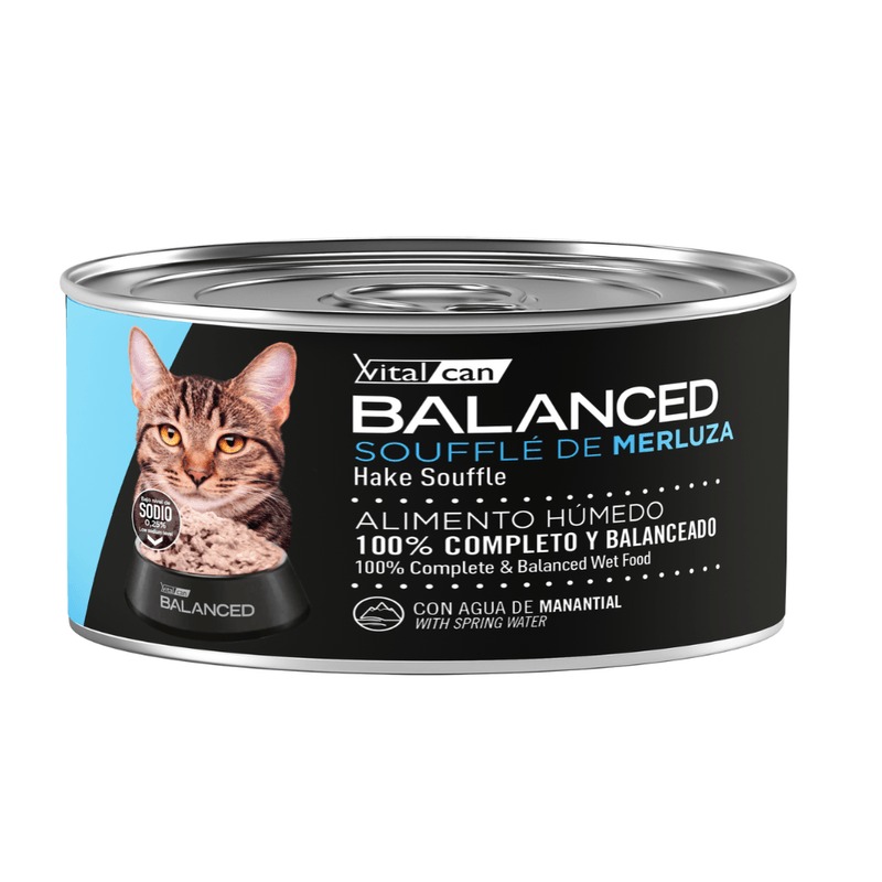 [132065] Balanced Souffle de Merluza Gato Adulto (85 g x 12 u)