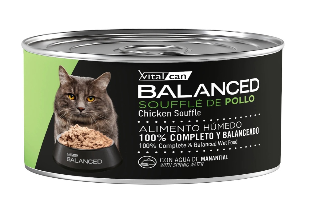Balanced Souffle de Pollo Gato Adulto Castrado