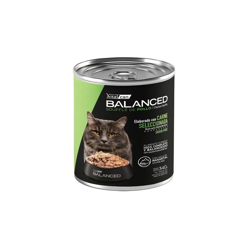 Balanced Souffle de Pollo Gato Adulto Castrado