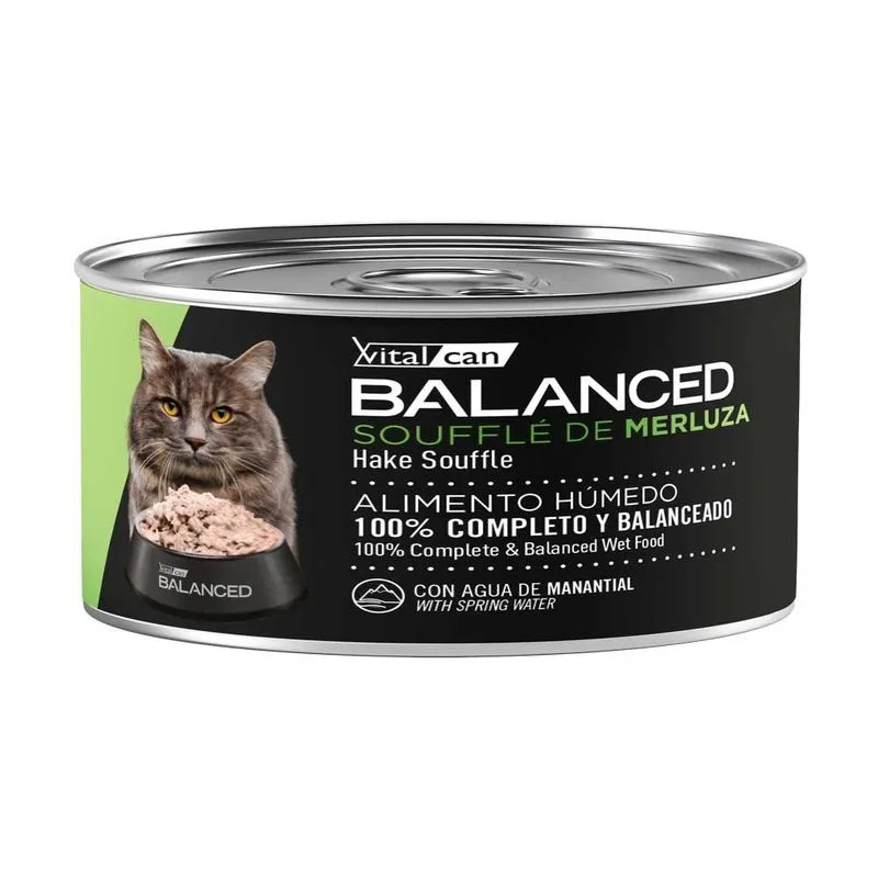 [132067] Balanced Souffle de Merluza Gato Adulto Castrado (85 g x 12 u)