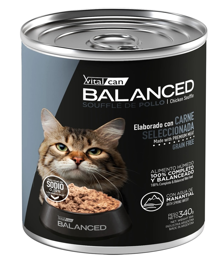 Balanced Souffle de Pollo Gato Senior