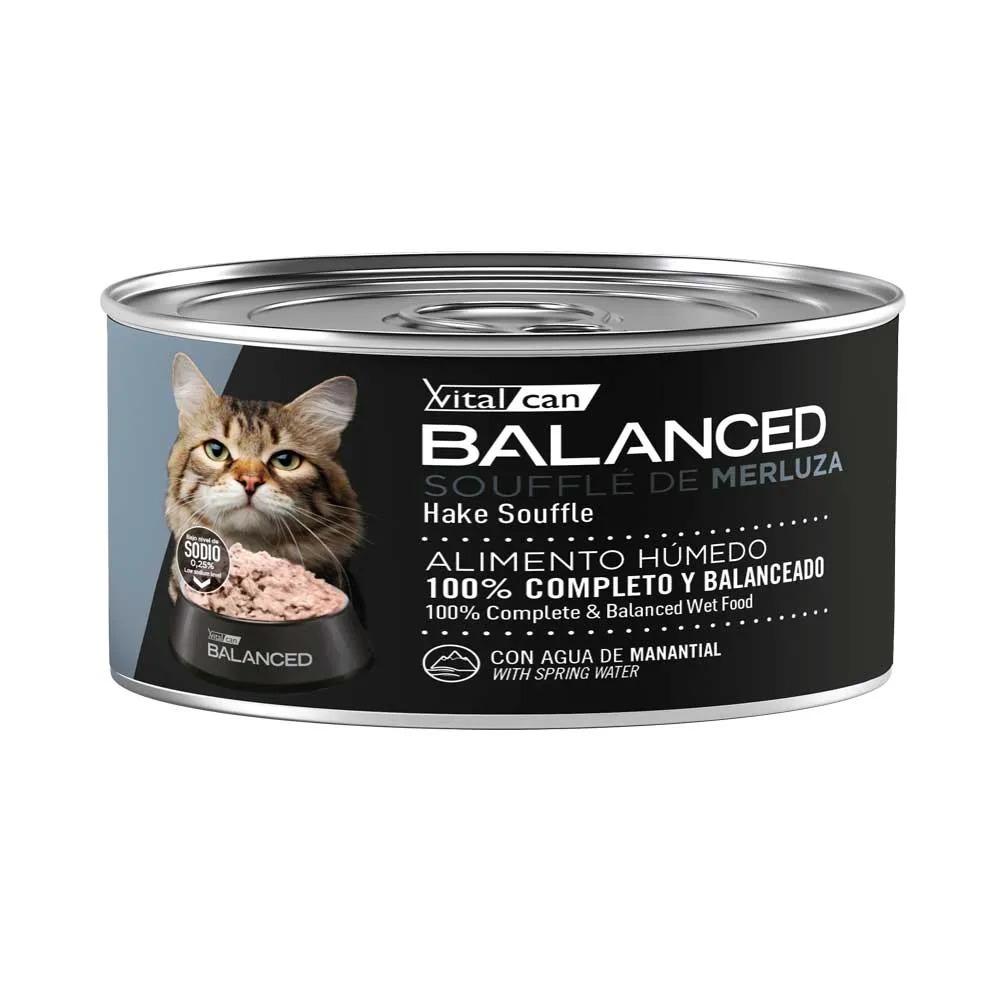 [132069] Balanced Souffle de Merluza Gato Senior (85 g x 12 u)