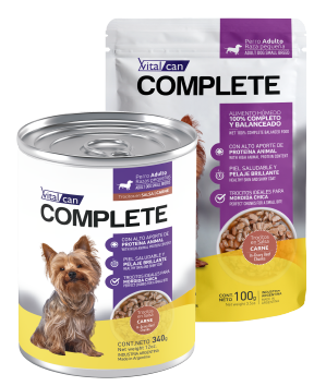[132189] Complete Trocitos en Salsa Carne Perro Adulto Razas Pequeñas (340 g x 12 u)