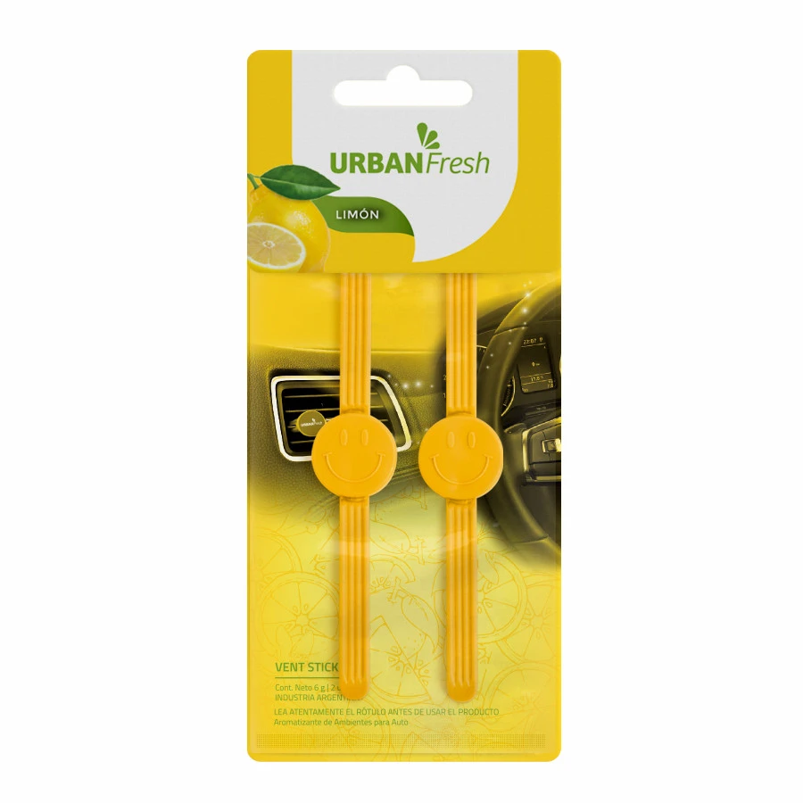 VENT STICK AUTO URBAN FRESH LIMON